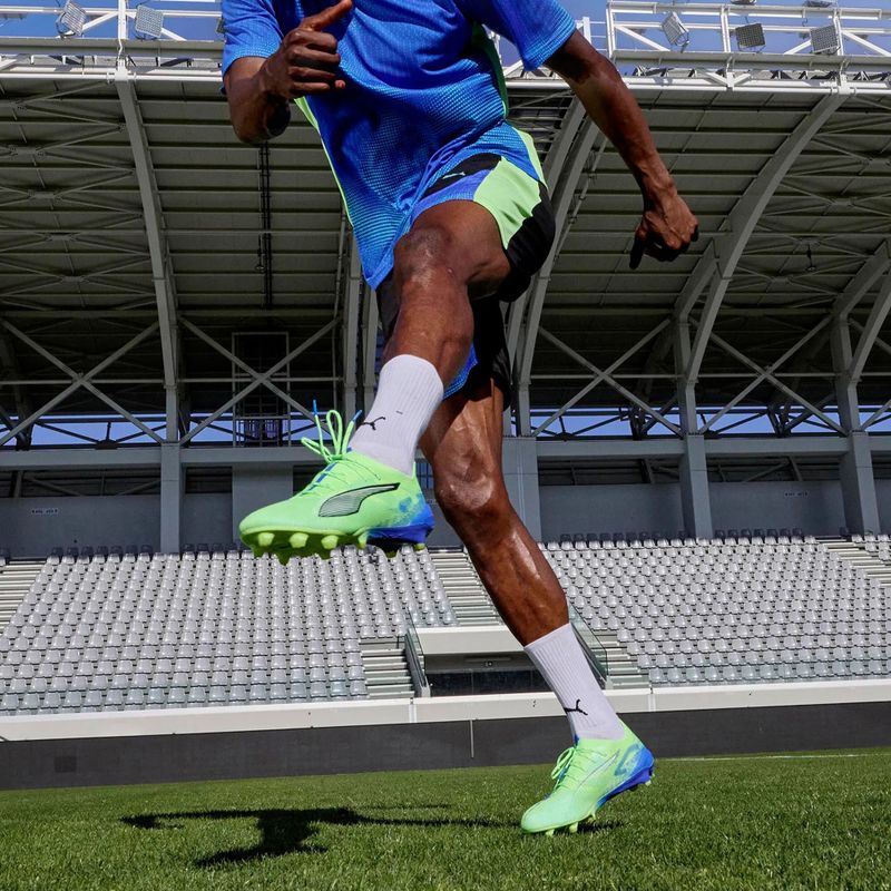 PUMA Ultra 5 Ultimate FG pezsgő alma/puma fehér futballcipő 12