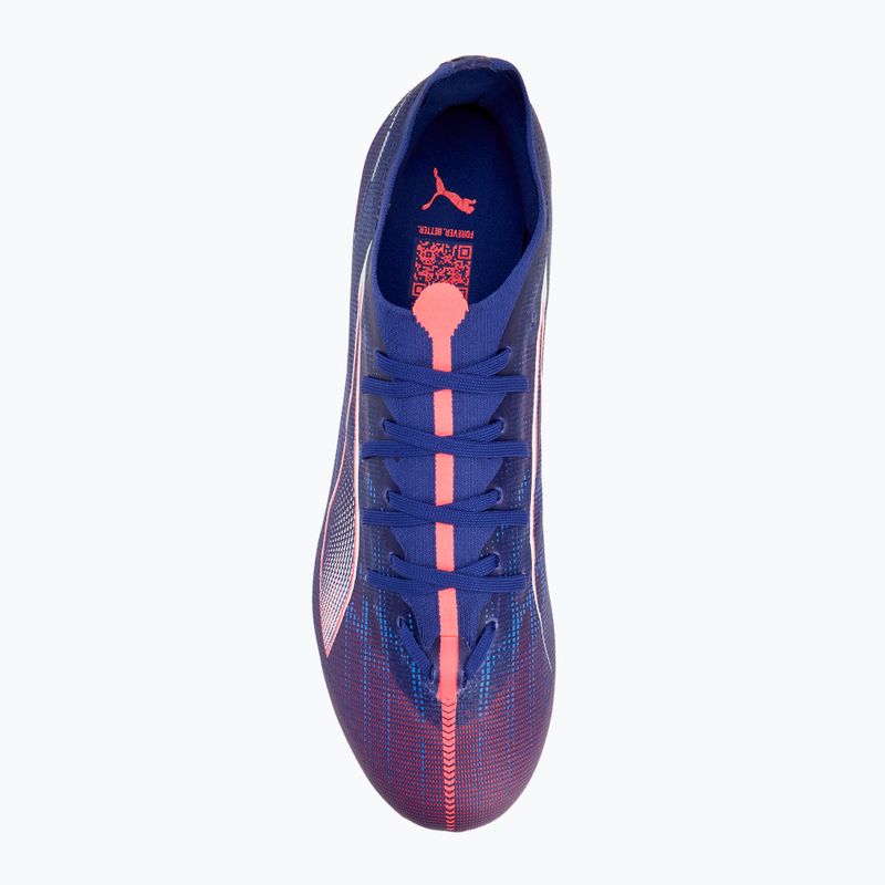 PUMA Ultra 5 Match FG/AG lapis lazuli/puma fehér/sunset gloe futballcipő 6