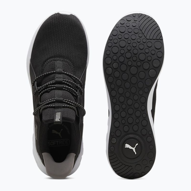 PUMA Softride Carson Sliptech futócipő puma fekete/puma fehér 4