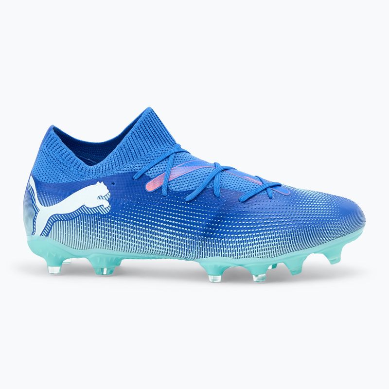 Futballcipő PUMA Future 7 Play It hyperlink blue/mint/puma white 2