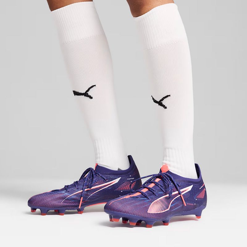 PUMA Ultra 5 Pro FG/AG lapis lazuli/puma fehér/sunset gloe futballcipő 14