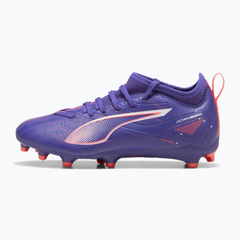 PUMA Ultra 5 Match FG/AG Jr gyermek labdarúgócipő lapis lazuli/puma fehér/naplemente fénye 9