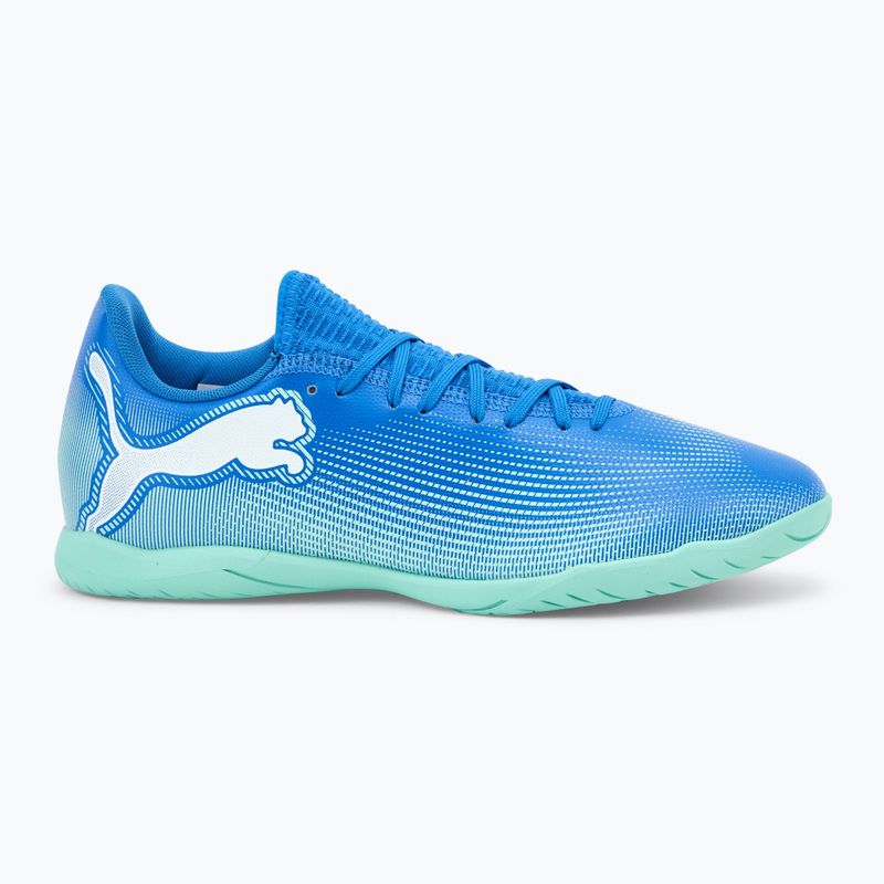 Futballcipő PUMA Future 7 Match FG/AG bluemazing/puma white/electric peppermint 2