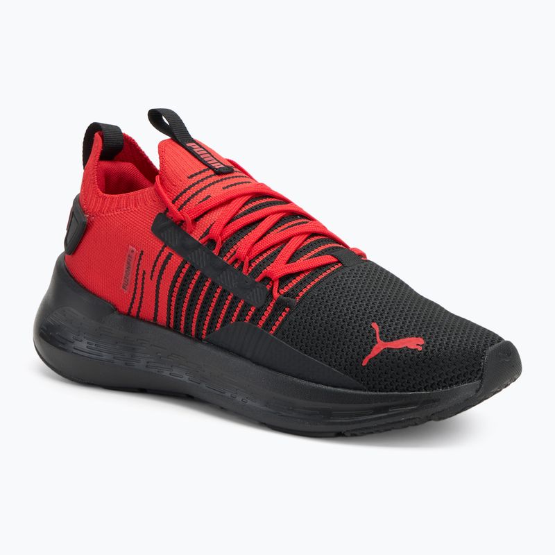 Futócipő PUMA Softride Symmetry Fuzion puma black/for all time red