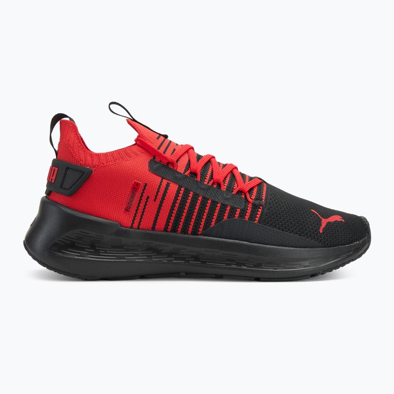 Futócipő PUMA Softride Symmetry Fuzion puma black/for all time red 2