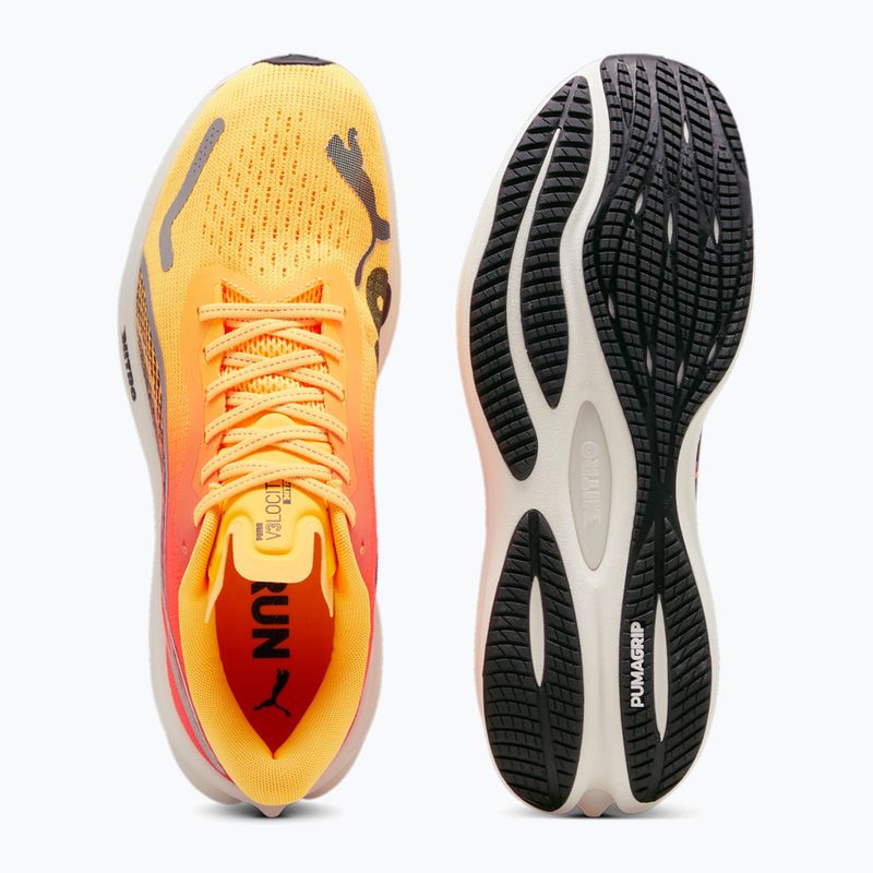 Férfi futócipő PUMA Velocity Nitro 3 Fade sun stream/sunset glow/fehér 11