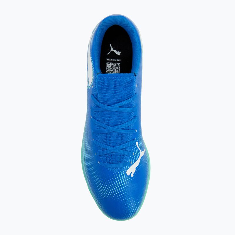 Futballcipő PUMA Future 7 Play TT hyperlink blue/mint/puma white 5