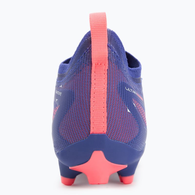 PUMA Ultra 5 Pro FG/AG Jr gyermek labdarúgócipő lapis lazuli/puma fehér/naplemente fénye 6