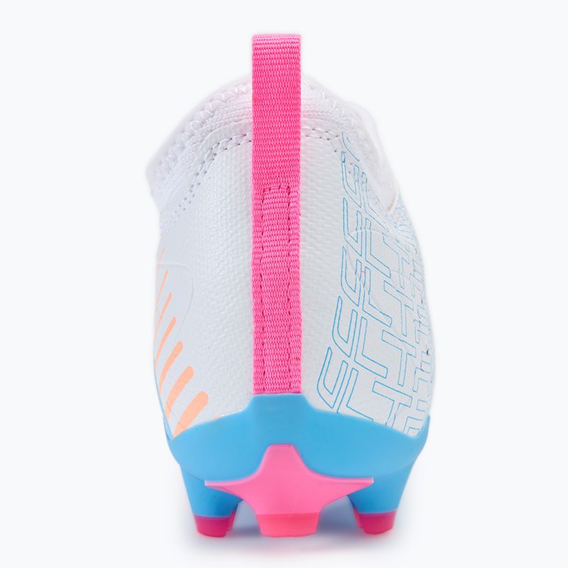 Gyerek focicipő PUMA Ultra 5 Match Vol. Up FG/AG Jr puma white/luminous blue 6