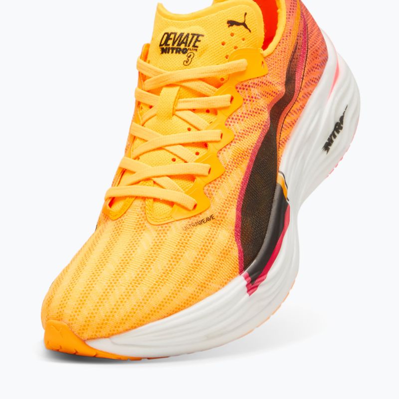 Férfi PUMA Deviate Nitro Elite 3 fire sun stream/sunset glow futócipő 5