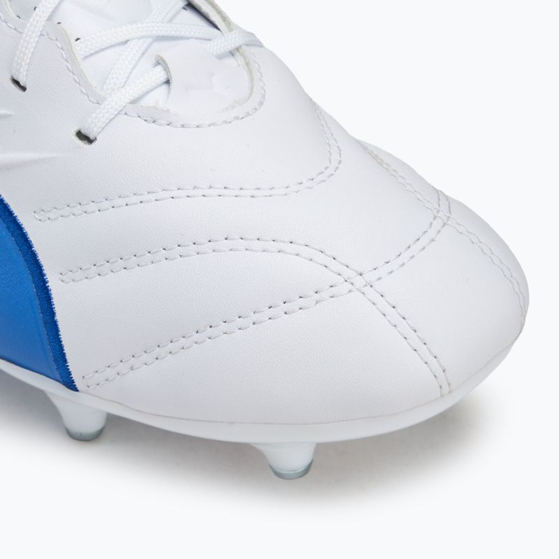 PUMA King Pro MxSG férfi futballcipő puma fehér/kékmáz/szürke/szürke/szürkésbarna/szürkésbarna 7