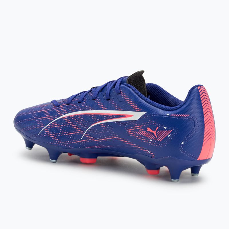 PUMA Ultra 5 Play MxSG lápisz lazuli/puma fehér/naplemente izzó futballcipő 3