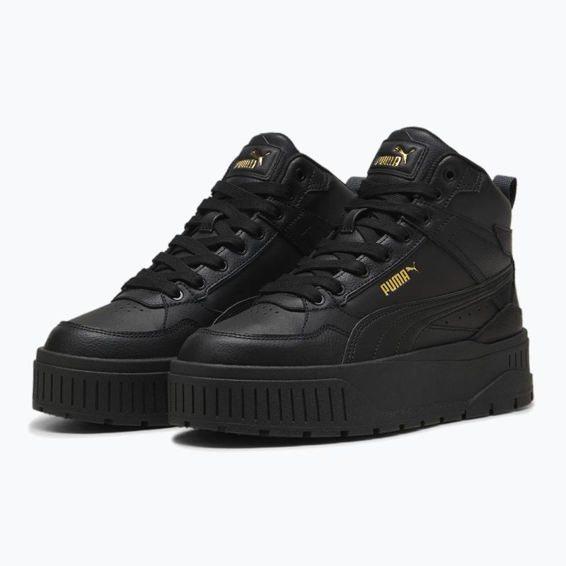 PUMA Karmen II Idol Mid női cipő puma fekete/pima fekete/puma arany 3
