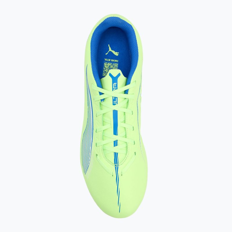 PUMA Ultra 5 Play MxSG pezsgő alma/puma fehér futballcipő 5