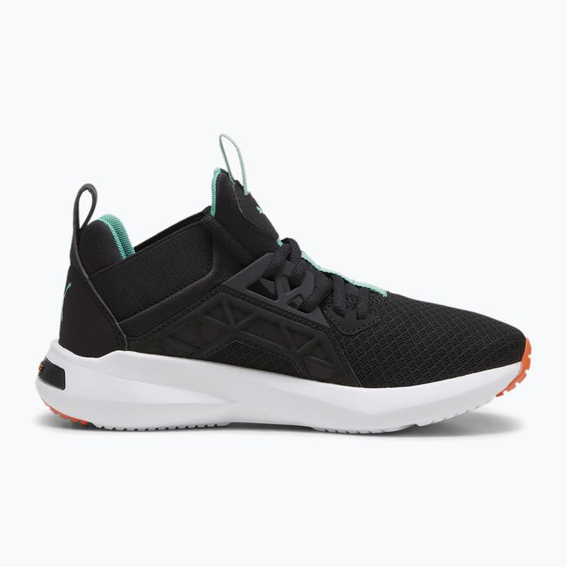 PUMA Softride Enzo NXT Jr gyermek cipő puma fekete / jade frost 2