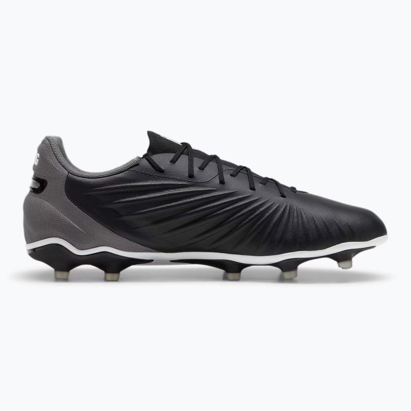 PUMA King Match FG/AG labdarúgócipő puma fekete/puma fehér/hideg sötétszürke 9