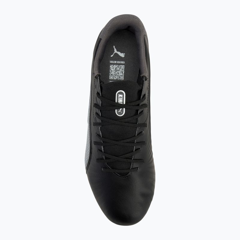 PUMA King Match FG/AG labdarúgócipő puma fekete/puma fehér/hideg sötétszürke 5
