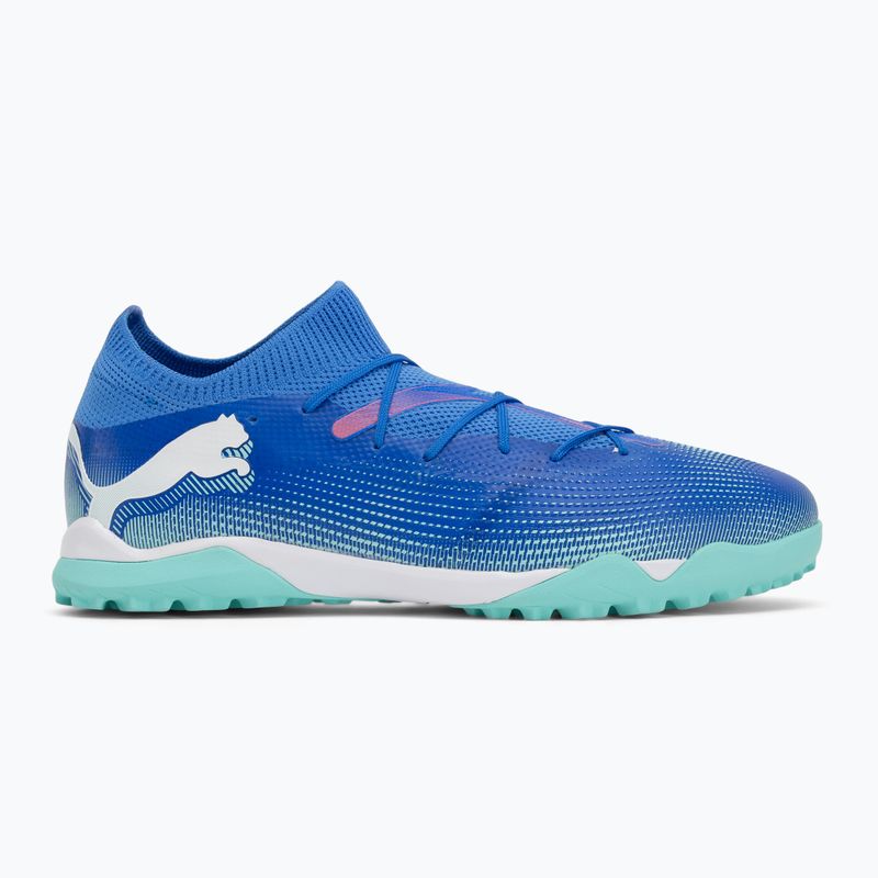 Futballcipő PUMA Future 7 Match TT bluemazing/puma white/electric peppermint 4