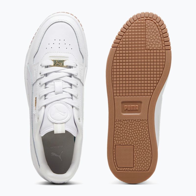 PUMA Carina Street Lux női cipő puma fehér/puma fehér/puma arany 10