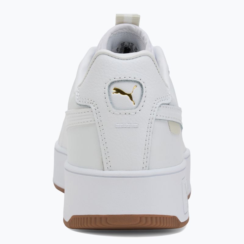 PUMA Carina Street Lux női cipő puma fehér/puma fehér/puma arany 6