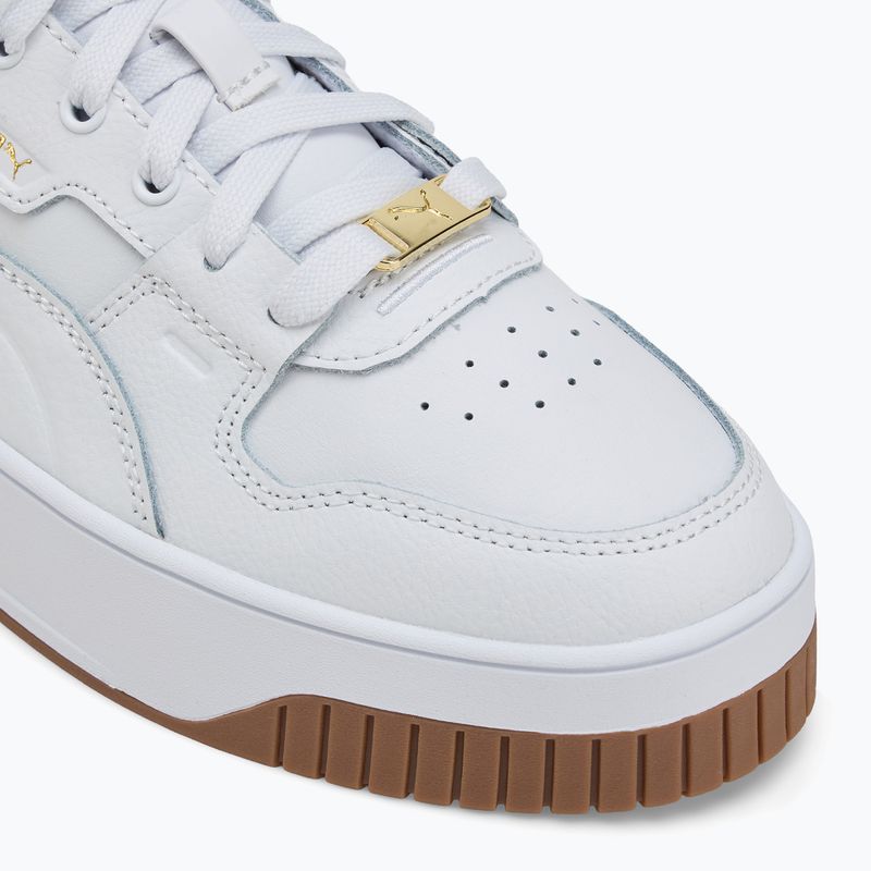 PUMA Carina Street Lux női cipő puma fehér/puma fehér/puma arany 7