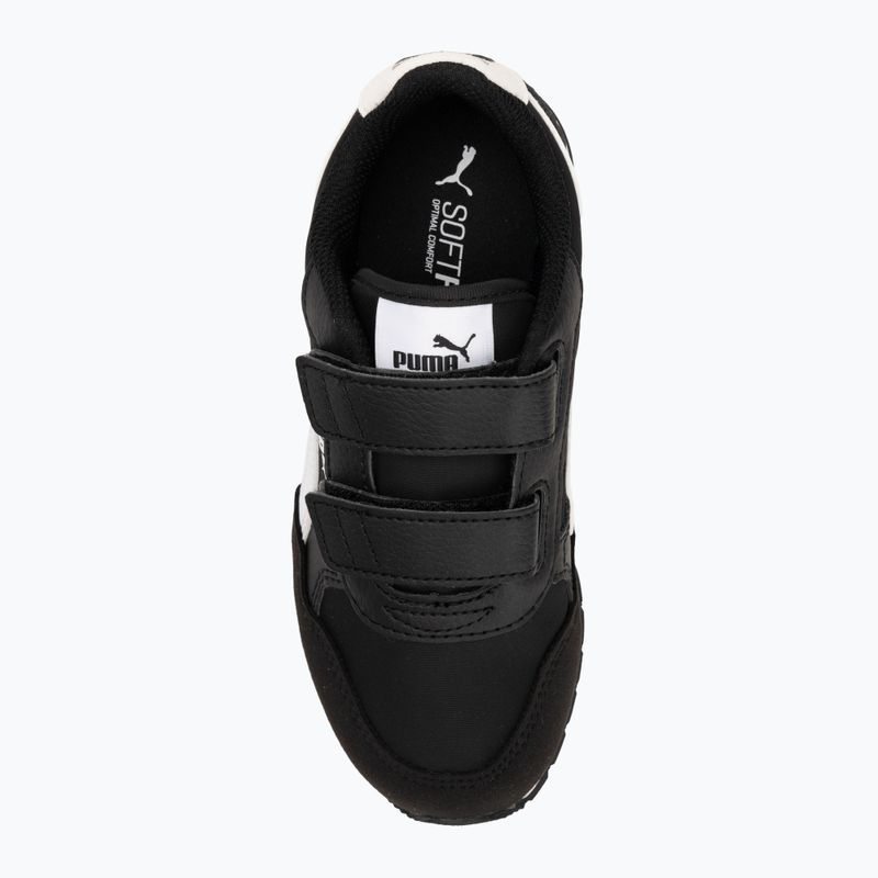 PUMA ST Runner v4 NL V PS junior cipő puma fekete/puma fehér 5