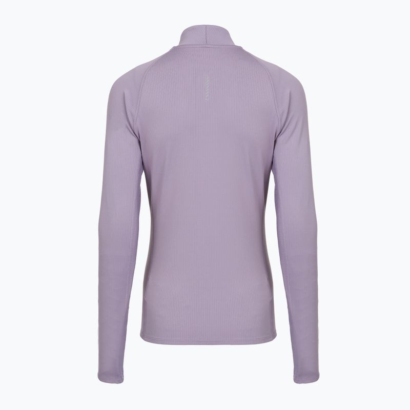 Női futópulóver PUMA Run For Her Ribbed Full Zip pale plum női futópulóver 2