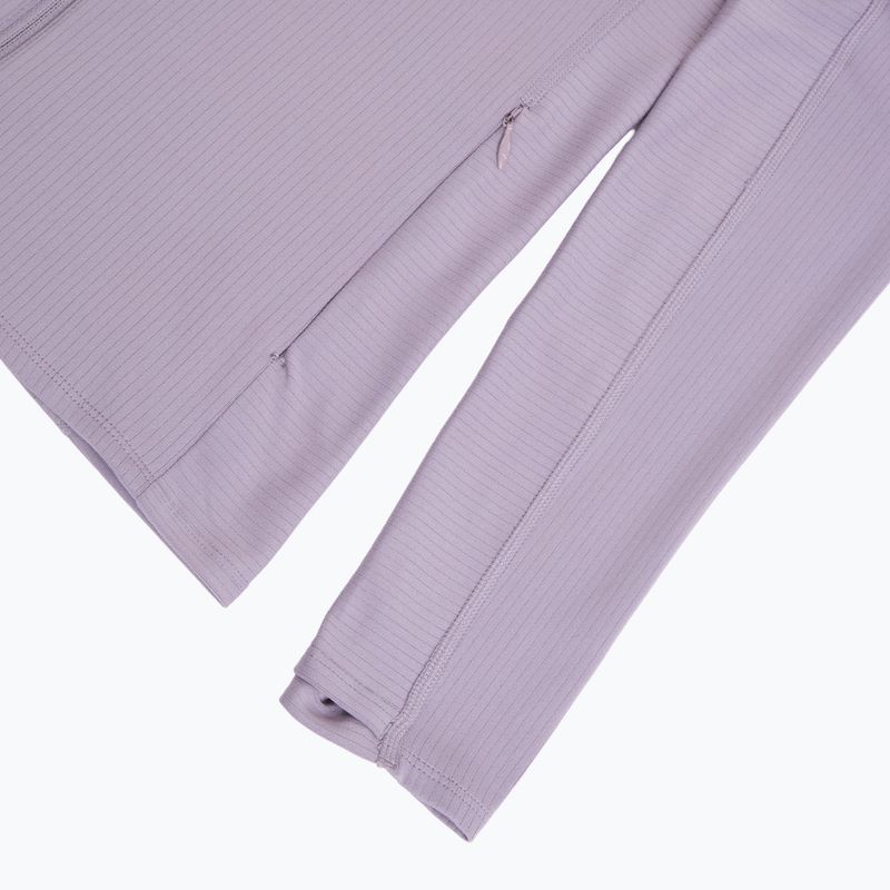 Női futópulóver PUMA Run For Her Ribbed Full Zip pale plum női futópulóver 4