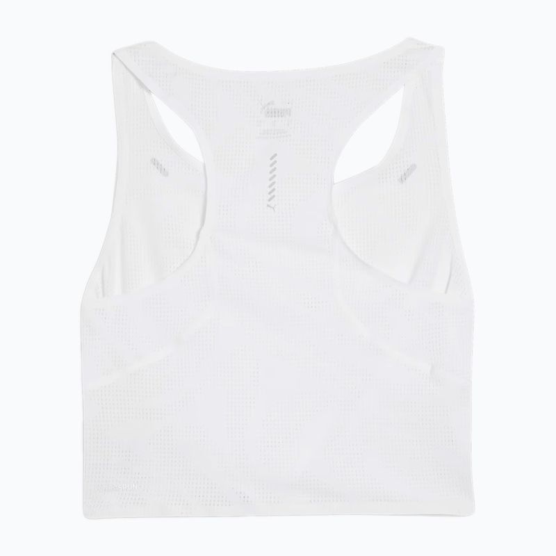 Férfi futó felső PUMA Run Ultraspun Singlet puma fehér/aop 2