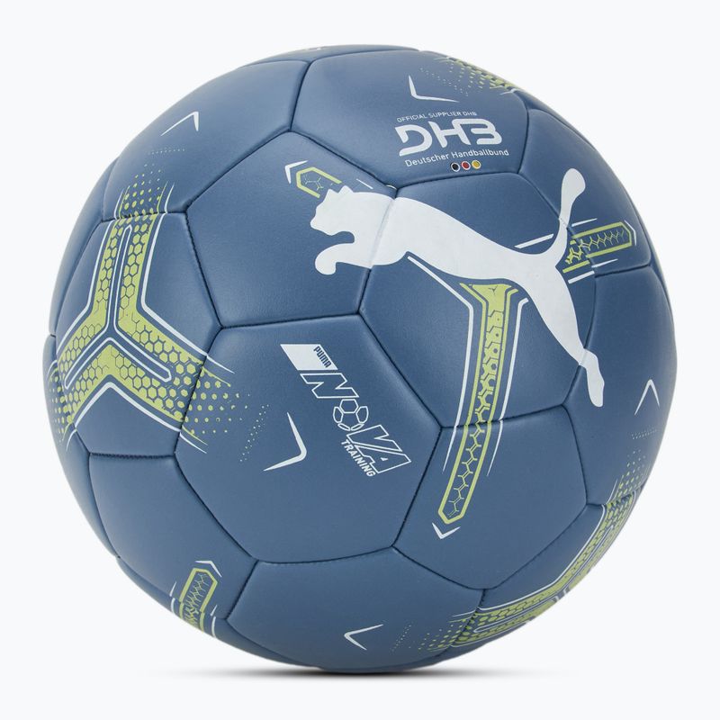 Kézilabda PUMA Nova Training blue horizon/puma white/fizzy apple méret: 3 2