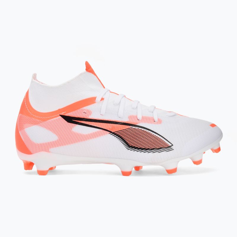 Férfi futballcipő PUMA Ultra 5 Match+ FG/AG puma fehér/puma fekete/izzó piros 2