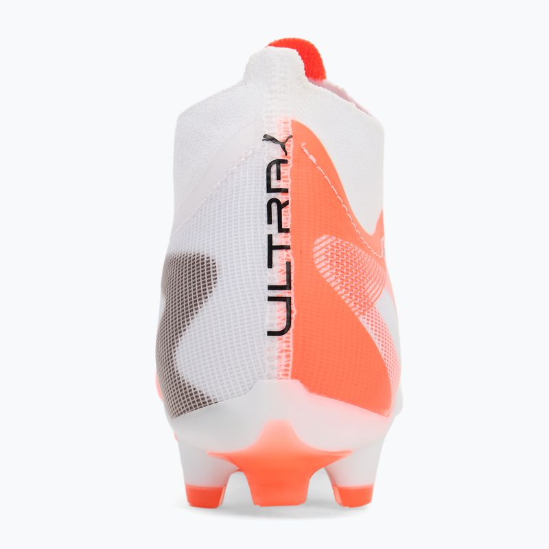 Férfi futballcipő PUMA Ultra 5 Match+ FG/AG puma fehér/puma fekete/izzó piros 6