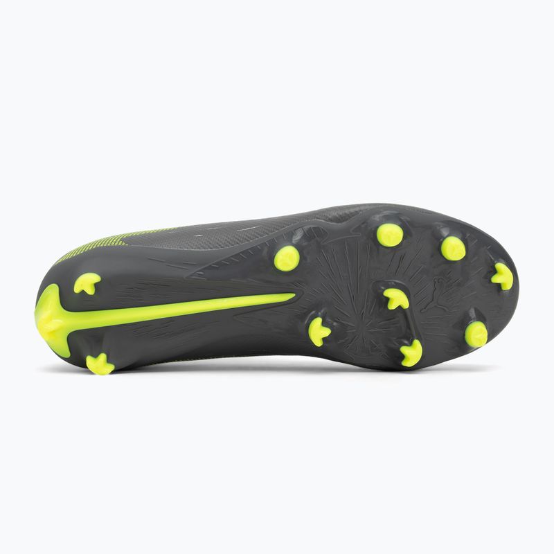 PUMA Ultra 5 Match FG/AG Jr gyermek futballcipő matt öregített ezüst/sárga riasztás/puma öregített ezüst 4