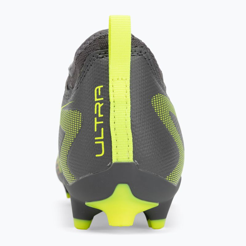 PUMA Ultra 5 Match FG/AG Jr gyermek futballcipő matt öregített ezüst/sárga riasztás/puma öregített ezüst 6