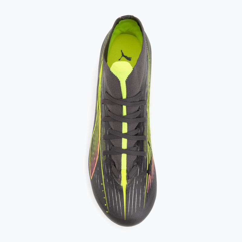 PUMA férfi futballcipő Ultra 5 Match+ FG/AG matt öregedett ezüst/sárga riasztás/puma öregedett ezüst 5