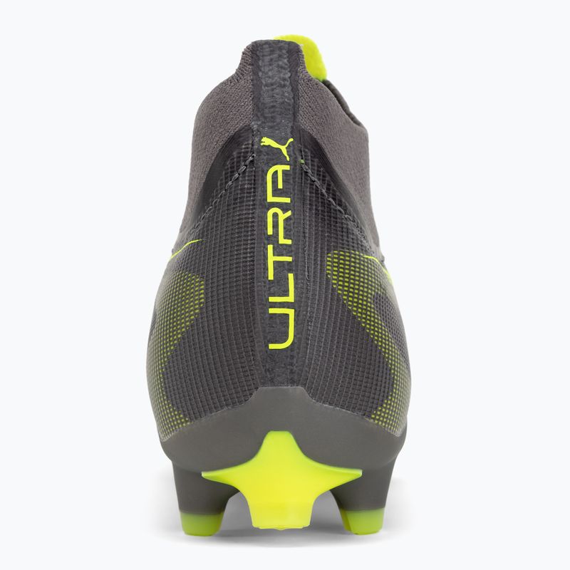 PUMA férfi futballcipő Ultra 5 Match+ FG/AG matt öregedett ezüst/sárga riasztás/puma öregedett ezüst 6