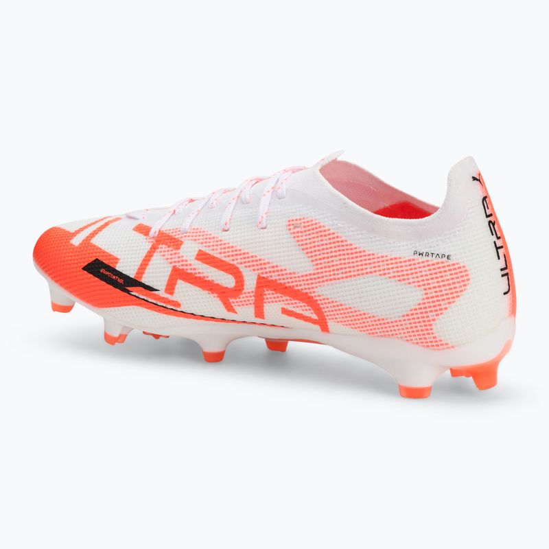 Férfi futballcipő PUMA Ultra 5 Pro FG/AG puma fehér/puma fekete/izzó piros 3