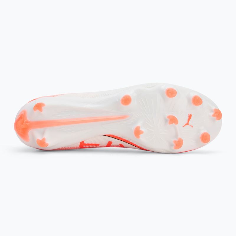 Férfi futballcipő PUMA Ultra 5 Pro FG/AG puma fehér/puma fekete/izzó piros 4