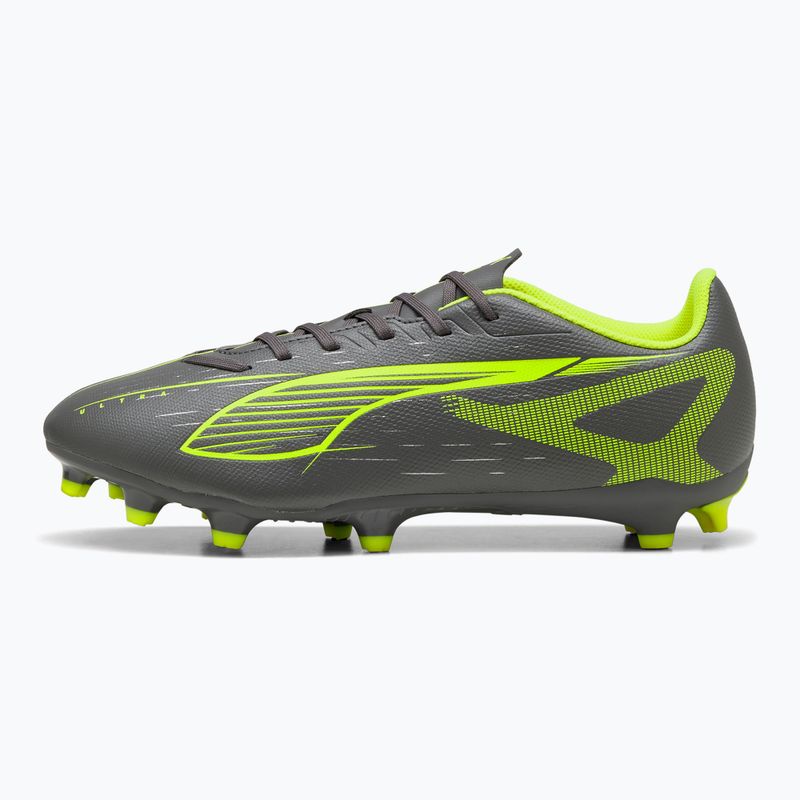 PUMA Ultra 5 Play FG/AG matt öregedő ezüst/sárga riasztás/puma öregedő ezüst futballcipő