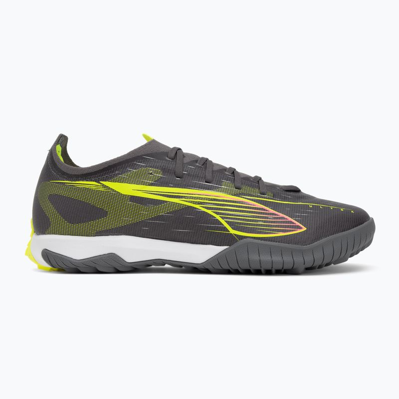 PUMA férfi futballcipő Ultra 5 Match TT matt öregített ezüst/sárga riasztás/puma öregített ezüst 2