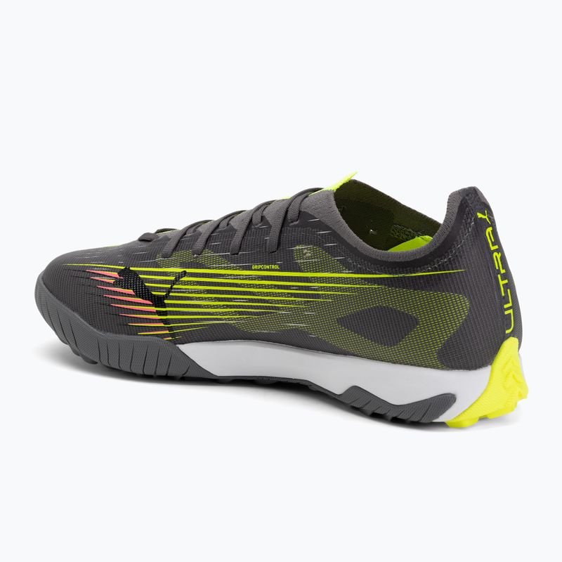 PUMA férfi futballcipő Ultra 5 Match TT matt öregített ezüst/sárga riasztás/puma öregített ezüst 3
