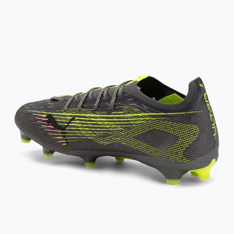 PUMA férfi futballcipő Ultra 5 Pro FG/AG matt öregedő ezüst/sárga riasztás/napszúrás 2