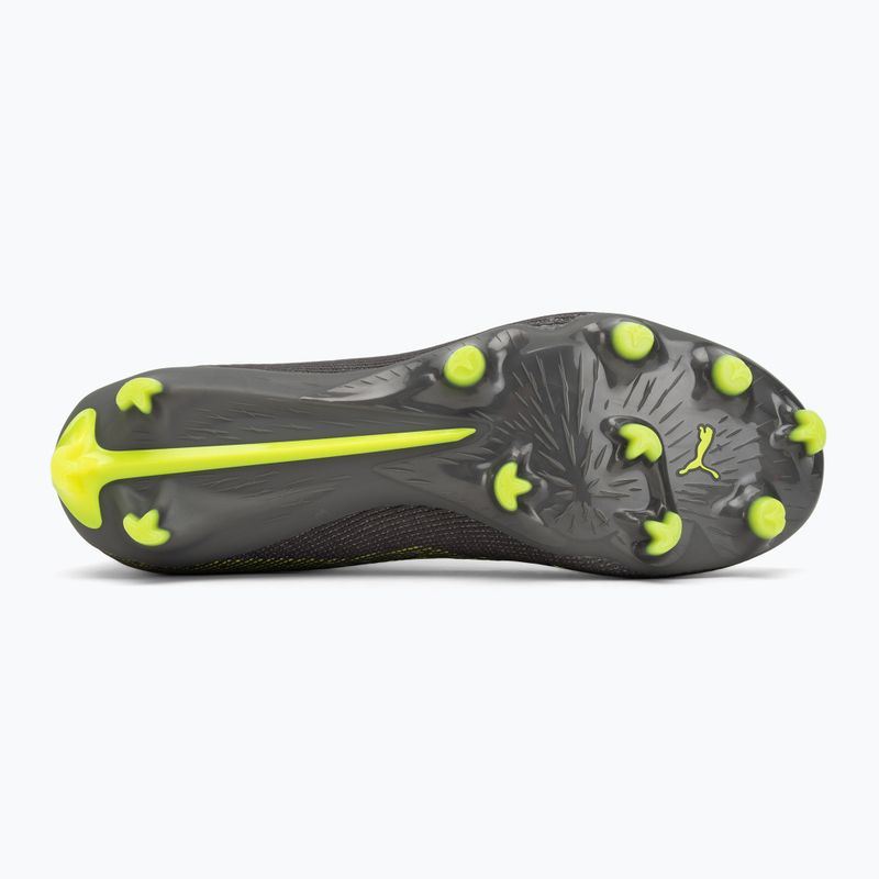 PUMA férfi futballcipő Ultra 5 Pro FG/AG matt öregedő ezüst/sárga riasztás/napszúrás 4