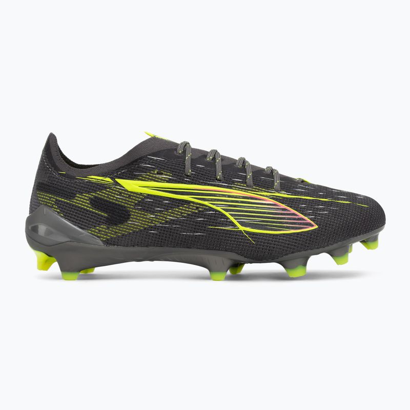 PUMA férfi futballcipő Ultra 5 Ultimate FG matt öregedő ezüst/sárga riasztás/sun struck 3