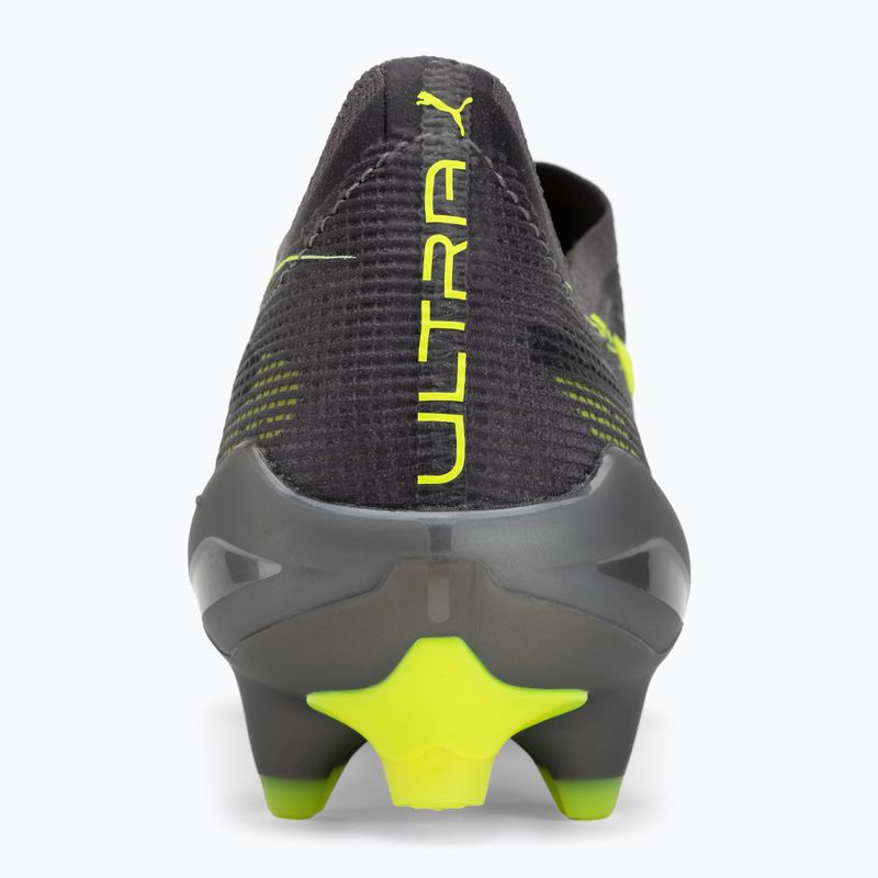 PUMA férfi futballcipő Ultra 5 Ultimate FG matt öregedő ezüst/sárga riasztás/sun struck 6