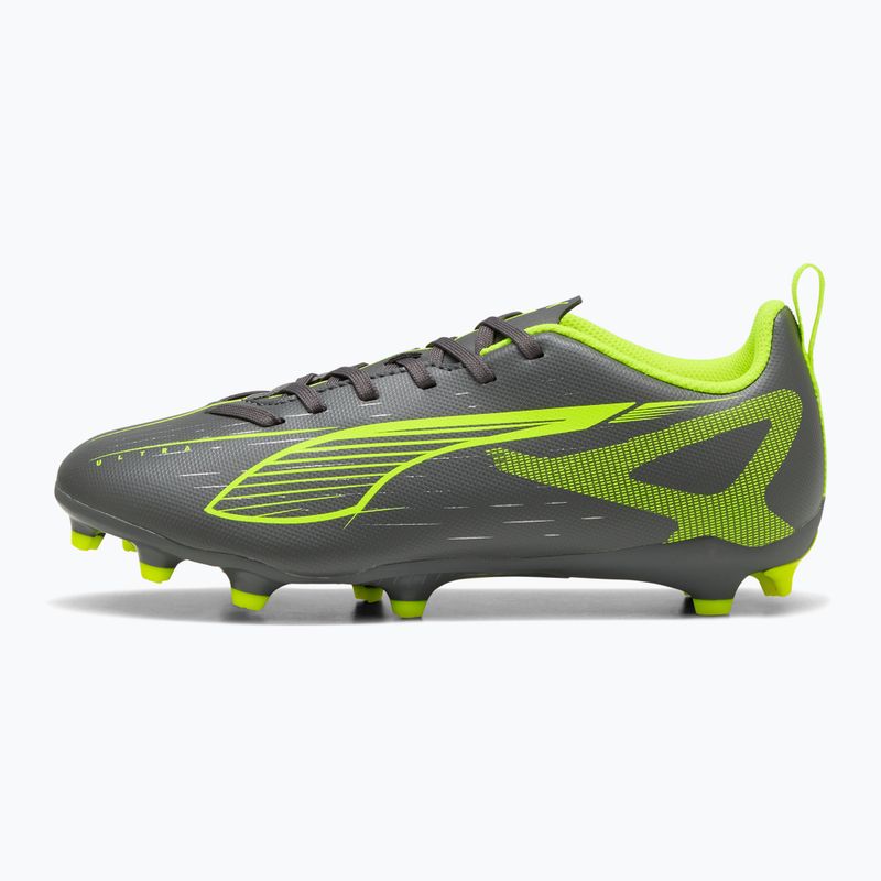 PUMA Ultra 5 Play FG/AG Jr matt öregedő ezüst/sárga riasztás/puma öregedő ezüst gyermek focicipő
