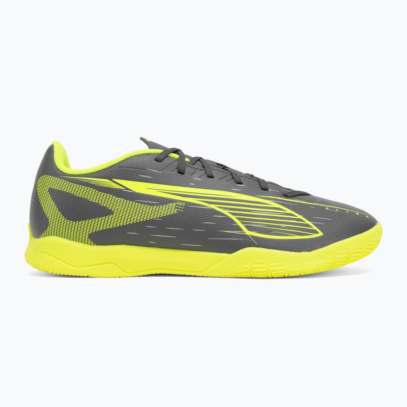 PUMA férfi futballcipő Ultra 5 Play IT matt öregedett ezüst/sárga riasztás/puma öregedett ezüst 2