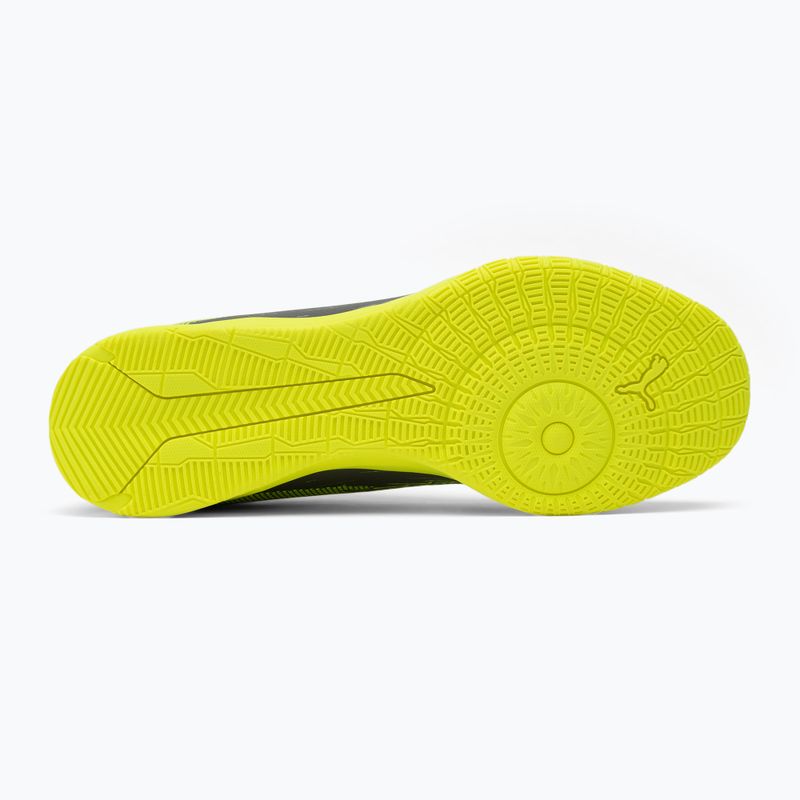 PUMA férfi futballcipő Ultra 5 Play IT matt öregedett ezüst/sárga riasztás/puma öregedett ezüst 4