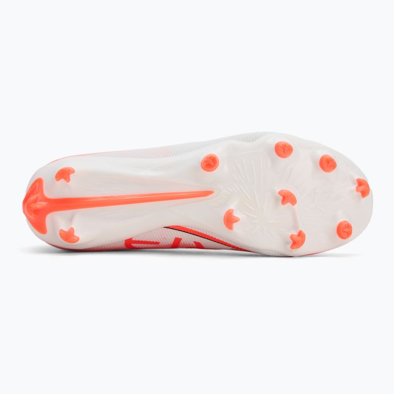 PUMA Ultra 5 Pro FG/AG Jr gyermek futballcipő puma fehér/puma fekete/izzó piros 4