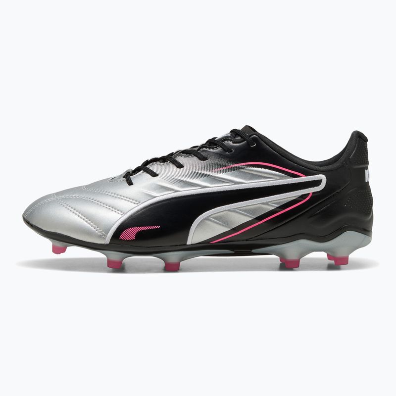 PUMA King Pro FG/AG férfi futballcipő puma ezüst/puma fekete/napsütötte/napsütötte/puma fehér